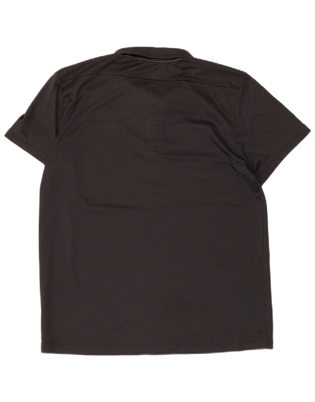 ADIDAS Mens Polo Shirt Medium Black Colourblock