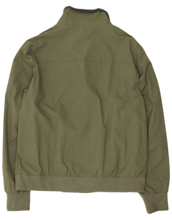 Lumberjack Herren Bomberjacke EU 56 3XL Grünes Nylon