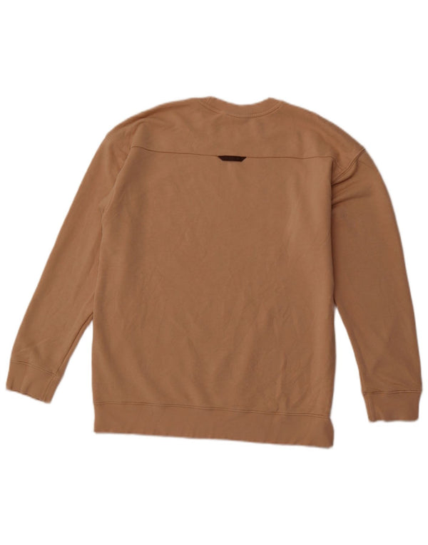 ADIDAS Herren Grafik-Sweatshirt-Pullover, mittelbraun, Baumwolle, Sport