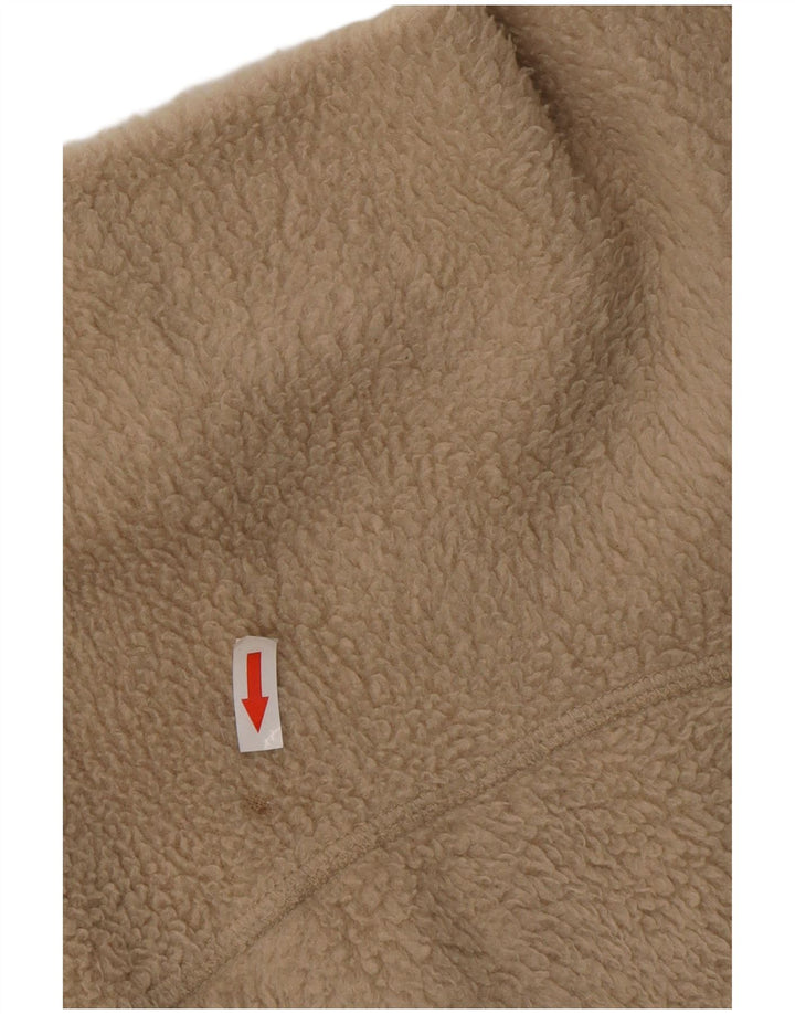 FILA Herren Fleecejacke UK 44 2XL Beige Colourblock Polyester