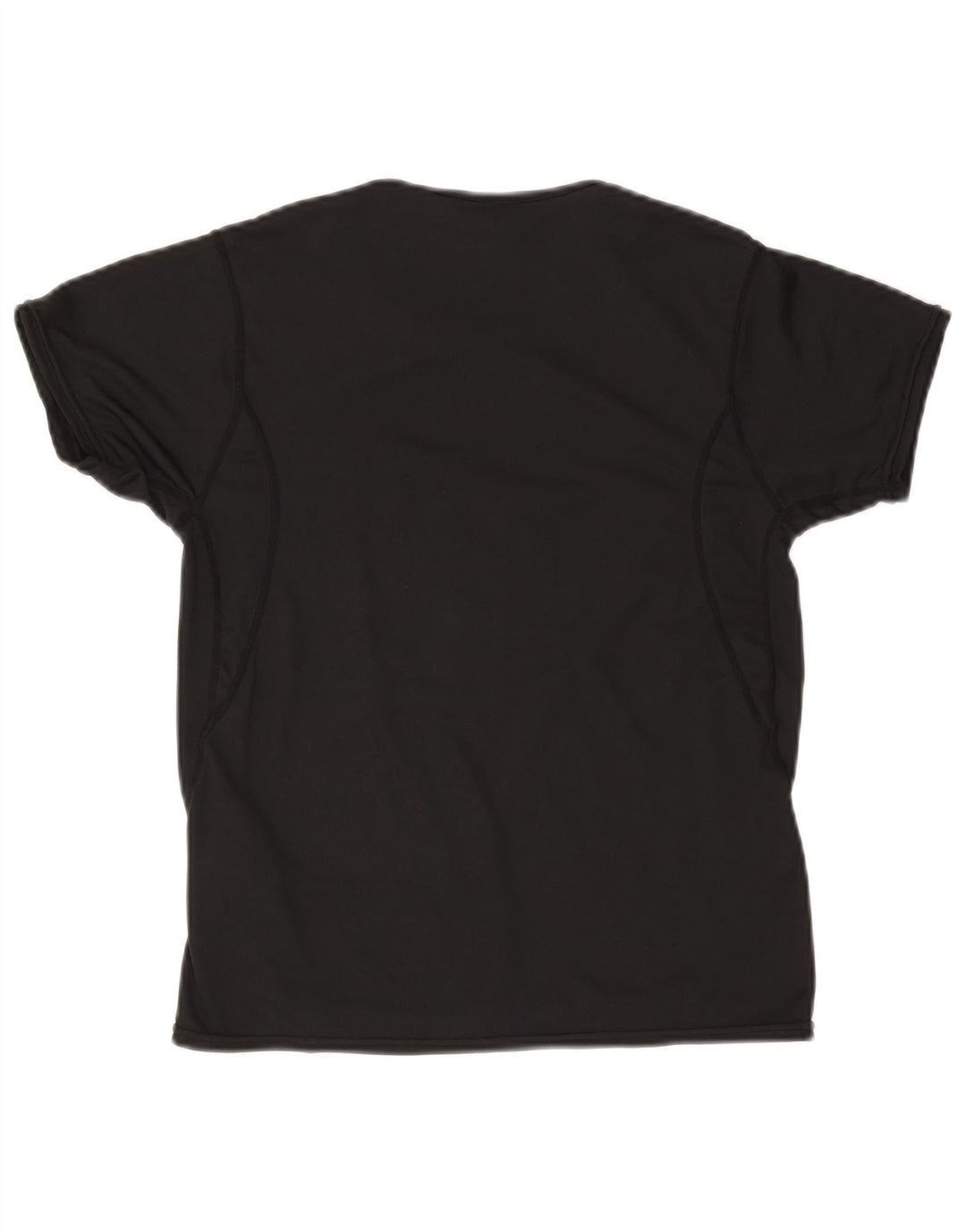 Nike Womens Graphic T-Shirt Top UK 10/12 Mittelschwarzes Polyester