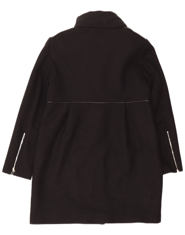 Liu Jo Damen Mantel IT 48 XL Schwarze Wolle