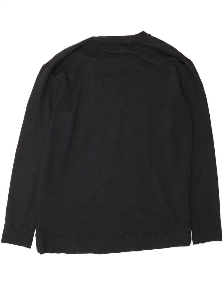 ORVIS Mens Sweatshirt Jumper Medium Black Modal Vintage Orvis and Second-Hand Orvis from Messina Hembry 