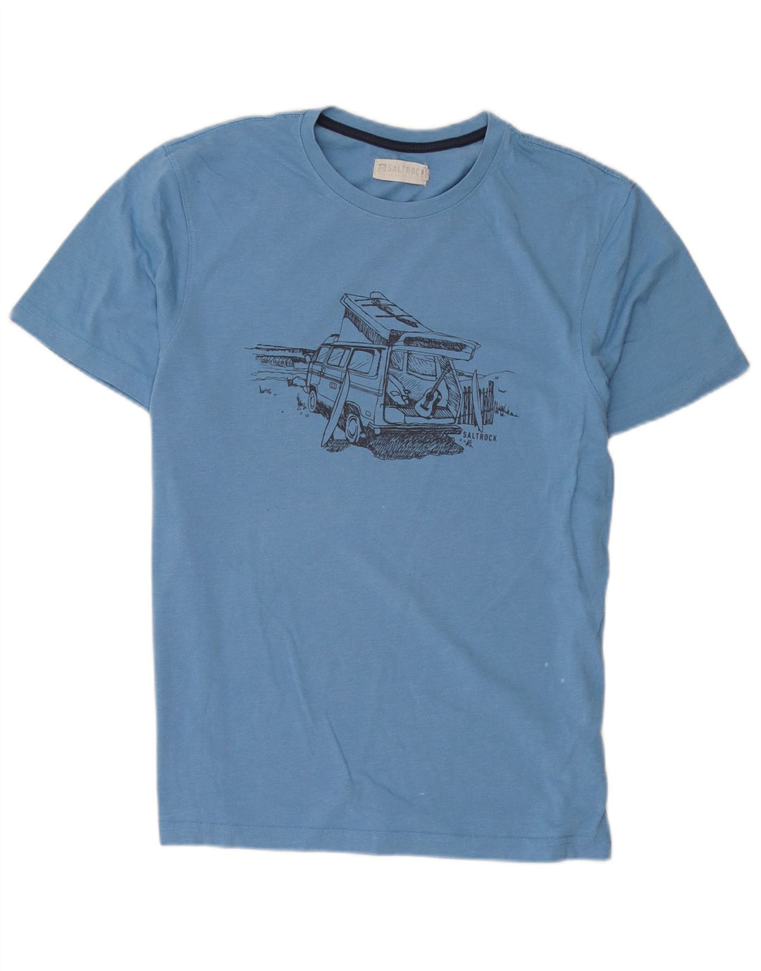 Saltrock Herren-T-Shirt mit Grafik, groß, aus blauer Baumwolle