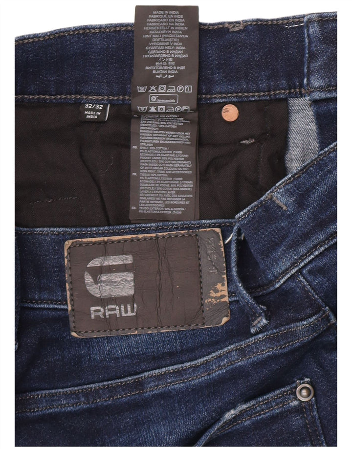 G-Star Herren Revend Slim Jeans W32 L32 Blaue Baumwolle