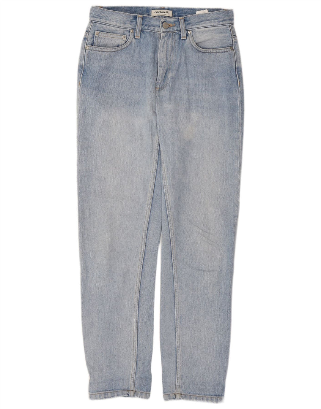 Carhartt Damen Straight Jeans W26 L28 Blaue Baumwolle