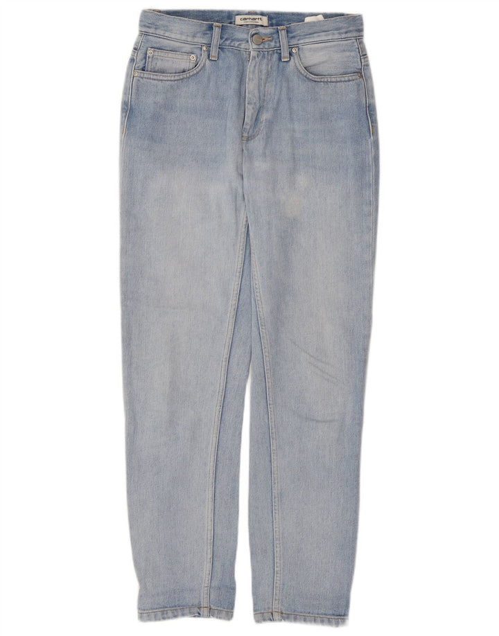 Carhartt Damen Straight Jeans W26 L28 Blaue Baumwolle