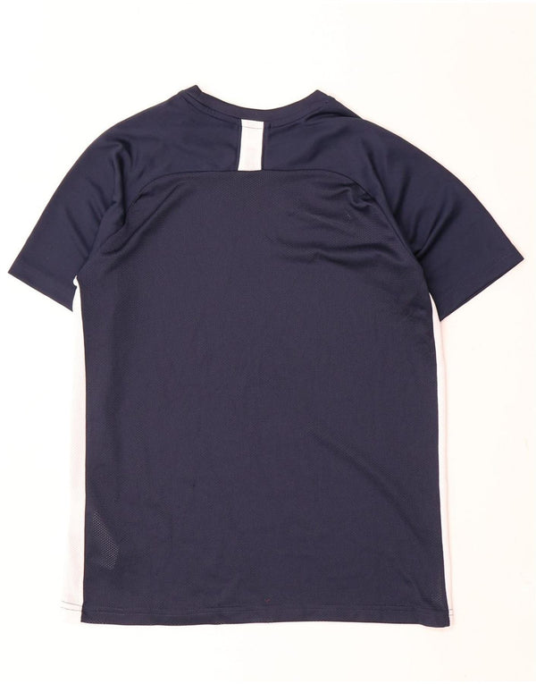 Nike Dri Fit T-Shirt für Jungen, 13–14 Jahre, XL, Marineblau, Farbblock