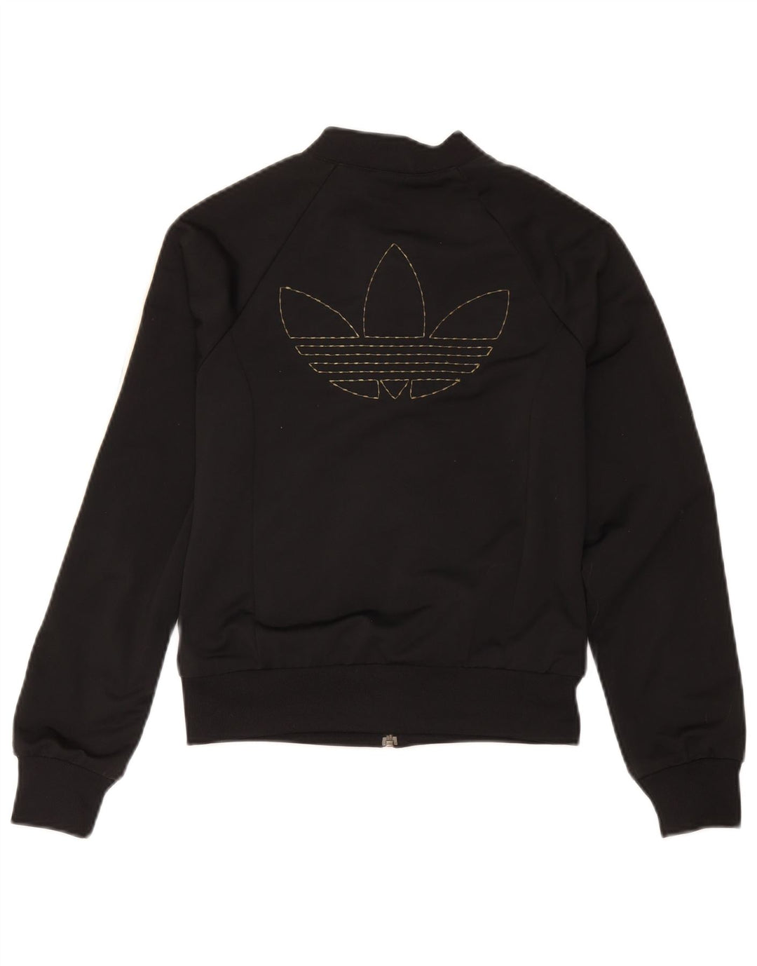 Adidas Damen Crop Graphic Trainingsanzug Top Jacke EU 38 Medium Schwarz