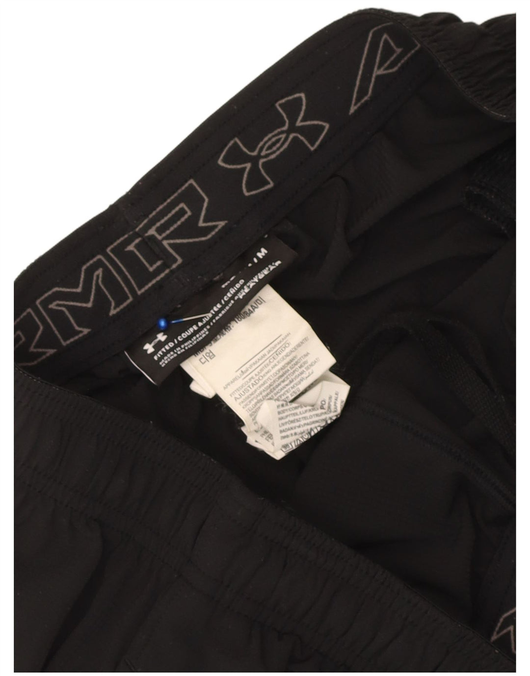 Under Armour Herren Heat Gear Sportshorts Mittelschwarzes Polyester