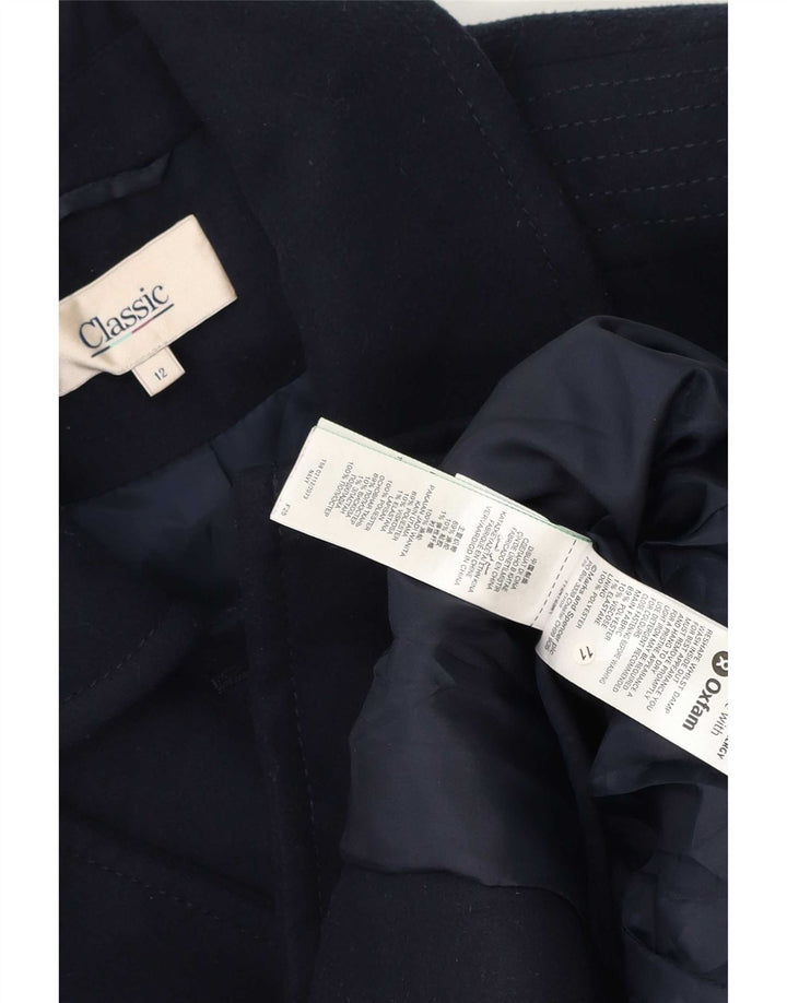 Marks & Spencer Damen 5-Knopf-Blazerjacke, UK 12, mittleres Marineblau