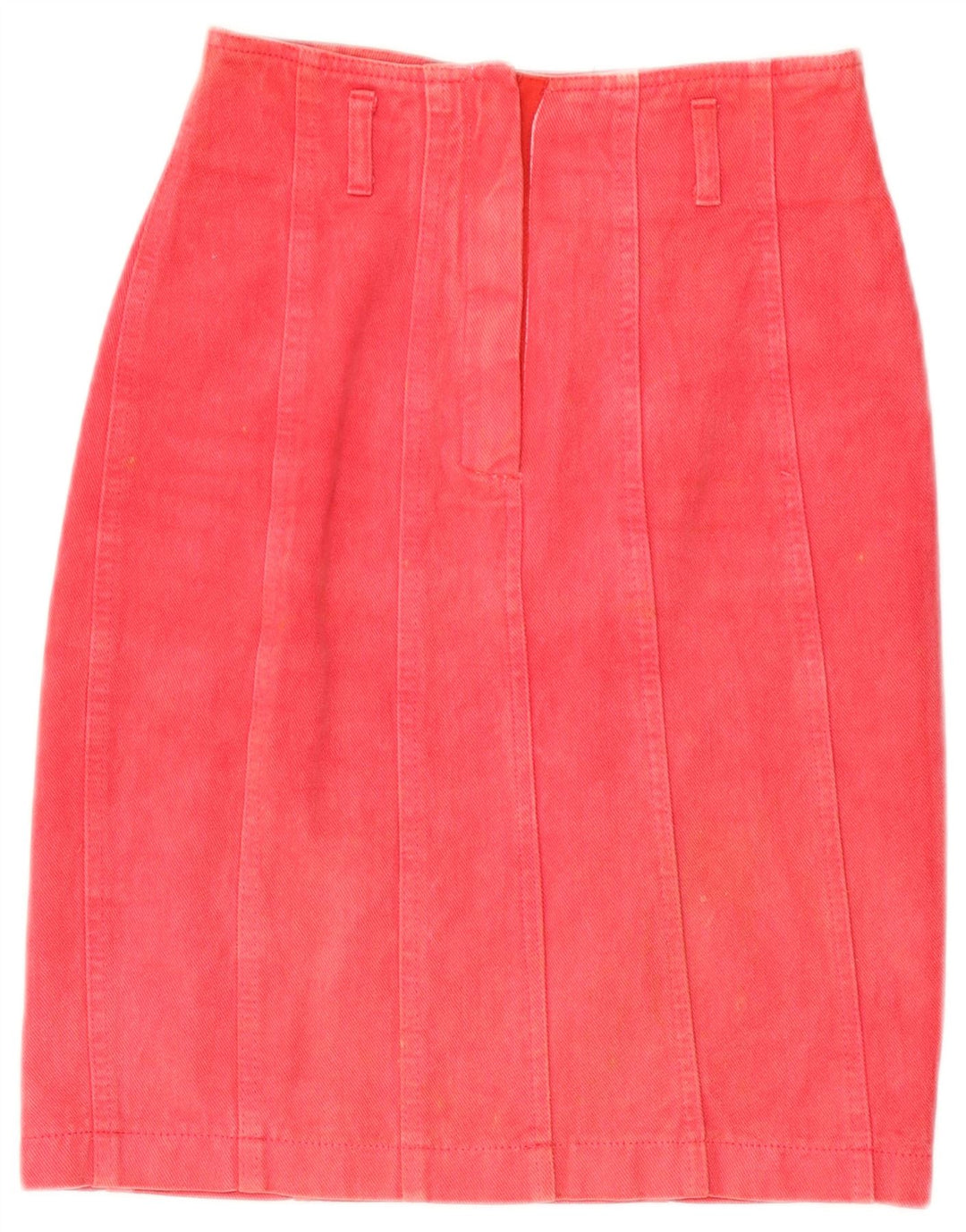 Blumarine Damen Jeansrock IT 40 Small W27 Rote Baumwolle