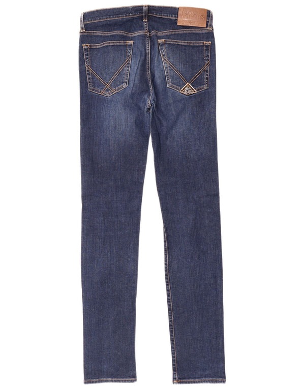 Roy Rogers Mens Slim Jeans W32 L36 Blue Cotton