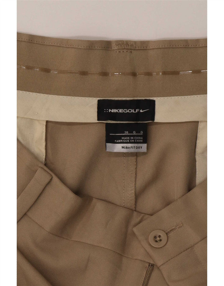Nike Herren Fit Dry Chino Shorts W36 Large Khaki Polyester