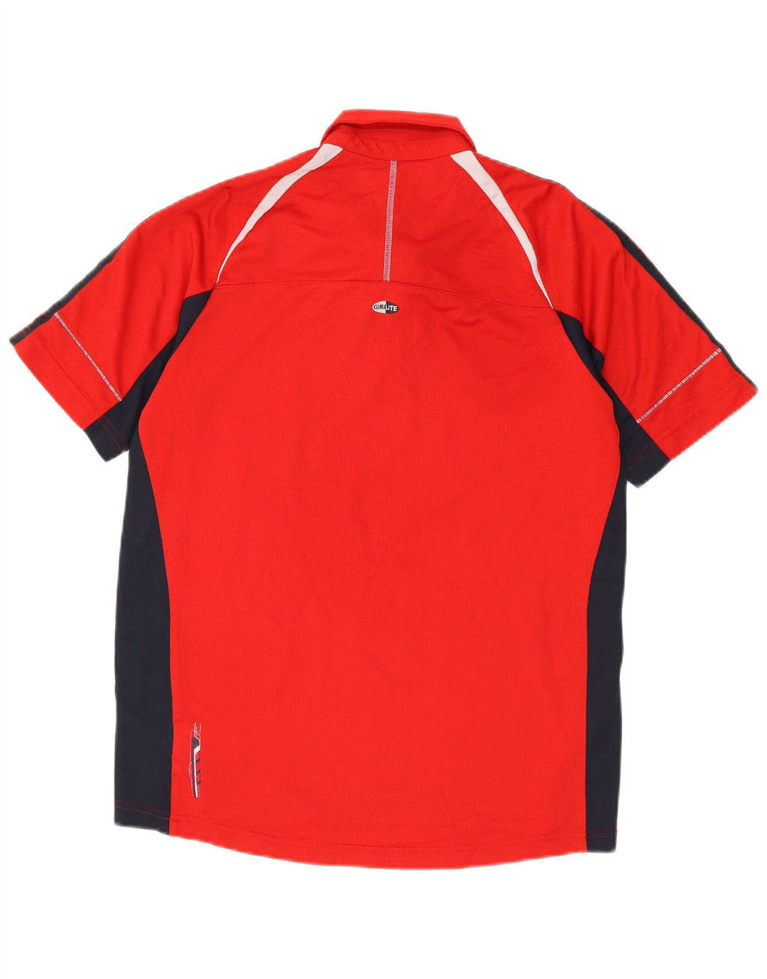 Adidas Herren Clima 365 Poloshirt Mittelrotes Colourblock-Polyester