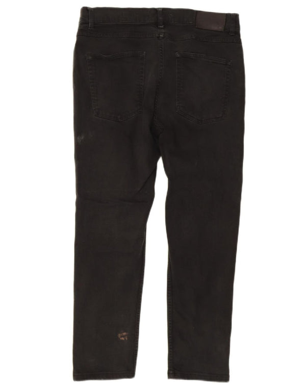 Whistles Damen Crop Slim Jeans W34 L25 Schwarz