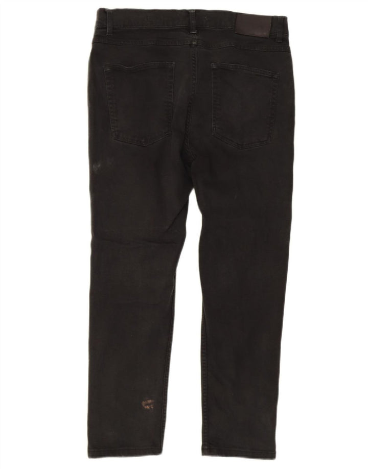 Whistles Damen Crop Slim Jeans W34 L25 Schwarz