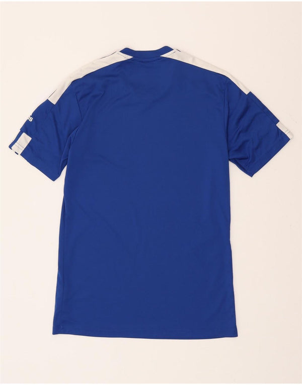 ADIDAS Herren Aeroready T-Shirt Top XS Blaues Colourblock-Polyester