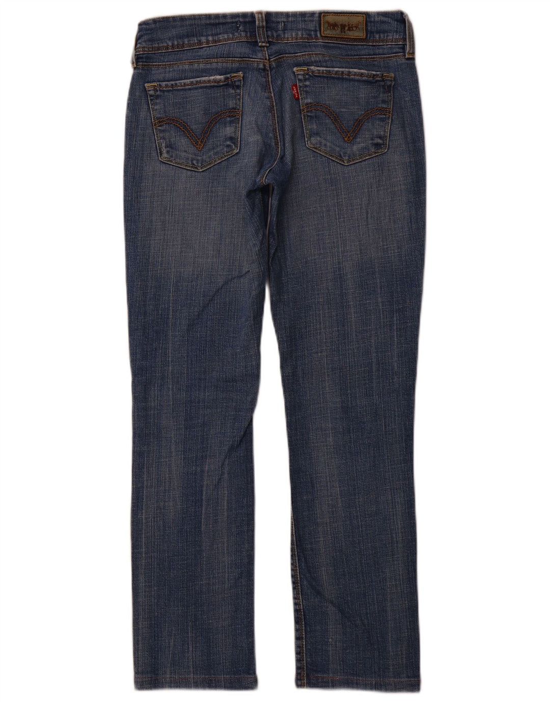 LEVI'S Damen 571 Slim Jeans W29 L28 Blaue Baumwolle