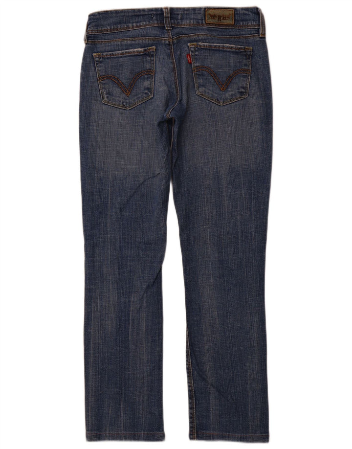 LEVI'S Damen 571 Slim Jeans W29 L28 Blaue Baumwolle