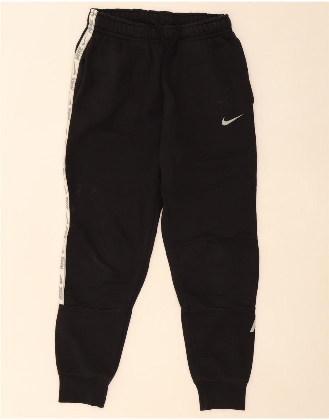 NIKE Herren Graphic Standard Fit Trainingshose Jogger XS Schwarz Baumwolle