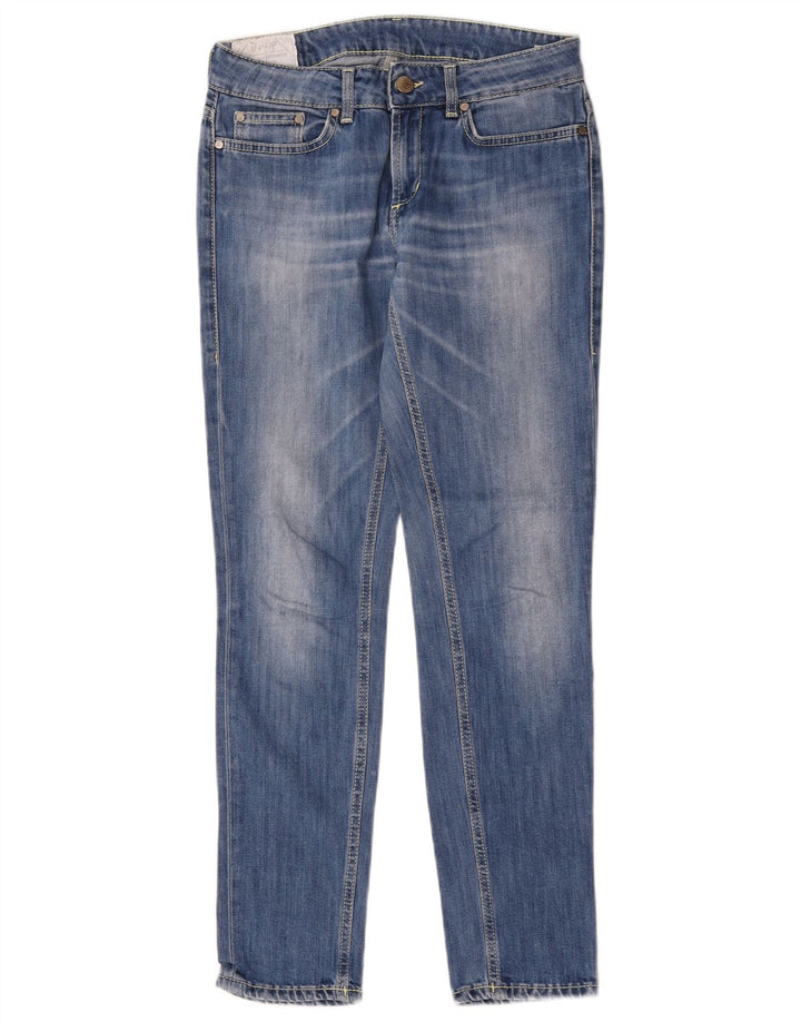 Dondup Damen Slim Jeans W29 L29 Blaue Baumwolle