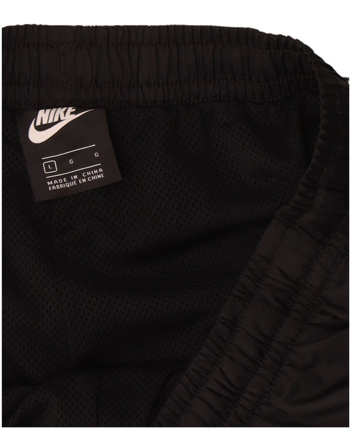 Nike Herren Graphic Regular Sport Shorts Large Schwarz Polyester