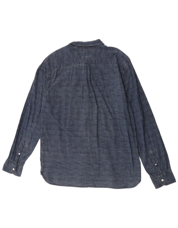 Levi's Herrenhemd XL, blaue Baumwolle