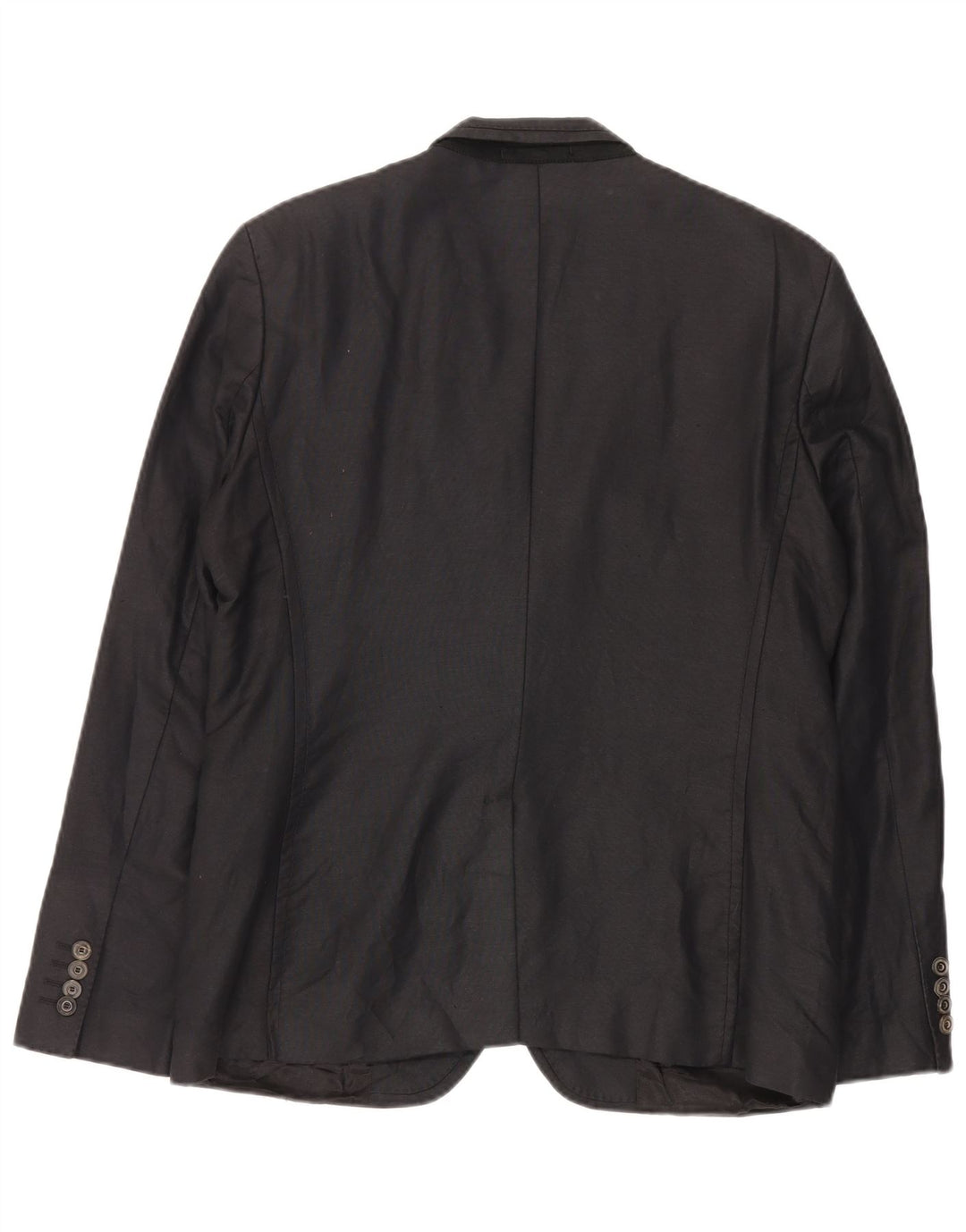 Zara Herren 2-Knopf-Blazerjacke EU 54 XL Schwarz