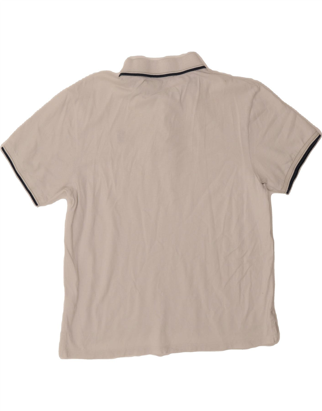 TRUSSARDI Mens Polo Shirt XL White Cotton Vintage Trussardi and Second-Hand Trussardi from Messina Hembry 