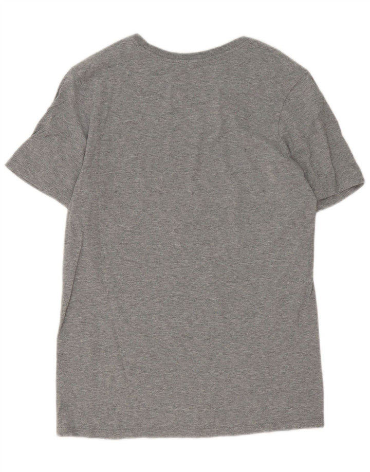 Nike Herren-T-Shirt mit sportlichem Schnitt und Grafik, Größe S, Grau meliert