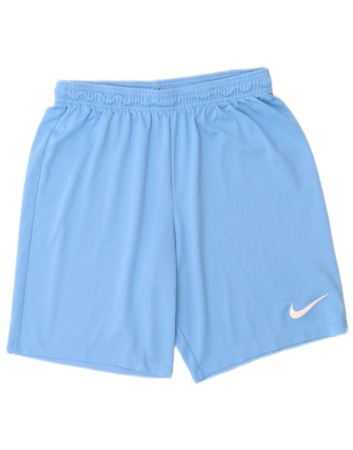 Nike Herren Dri Fit Sportshorts, Größe L, Blau, Polyester