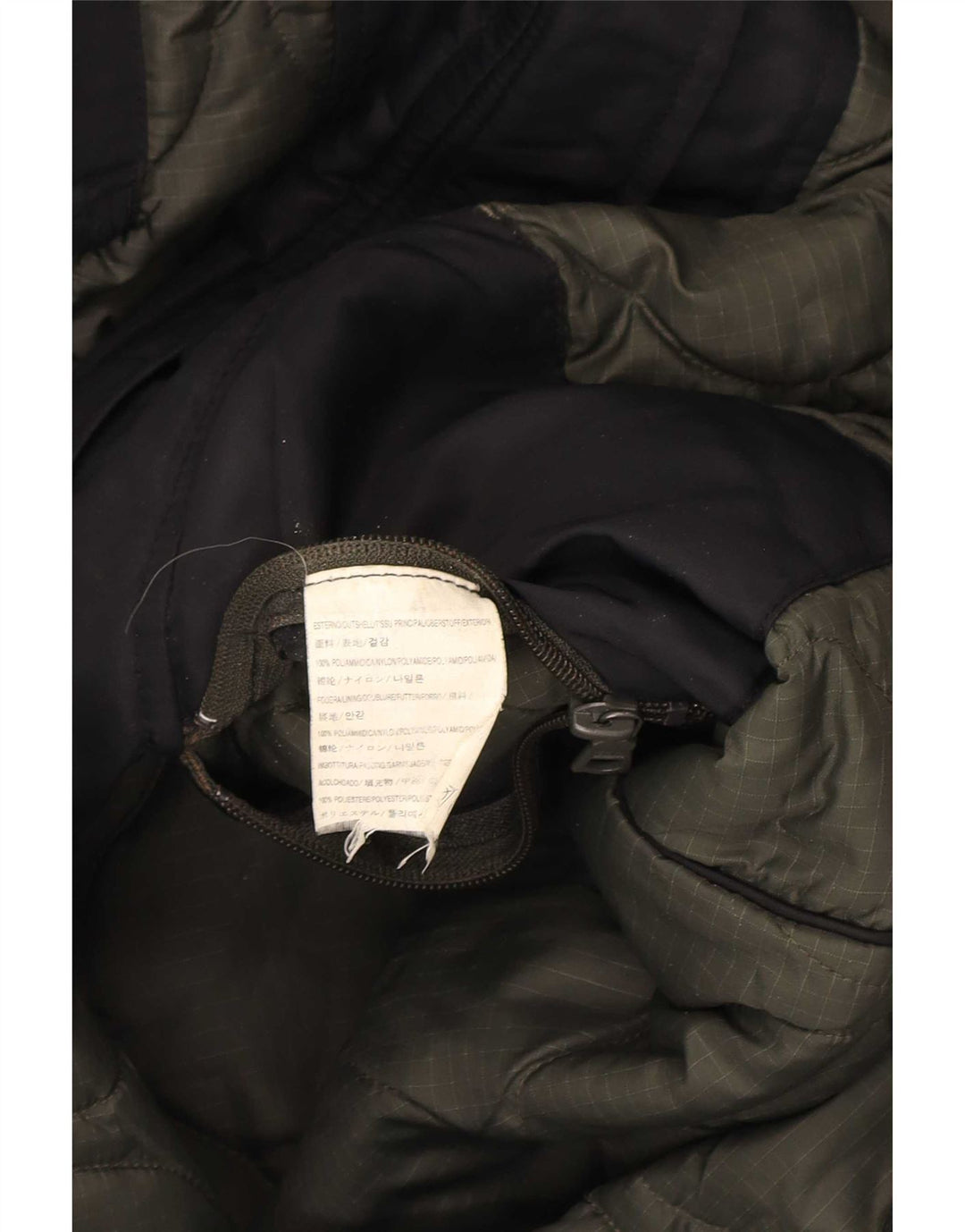 Gepolsterte Herrenjacke mit Kapuze von Gas, Größe 40, Größe L, Schwarz, Polyamid