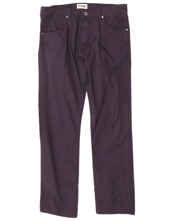 Wrangler Mens Greensboro Straight Casual Hose W32 L30 Marineblau Baumwolle