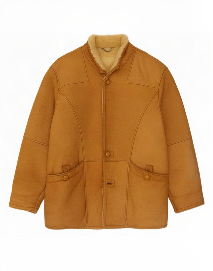 Ponte Vecchio Herren Lammfelljacke IT 54 2XL Braun