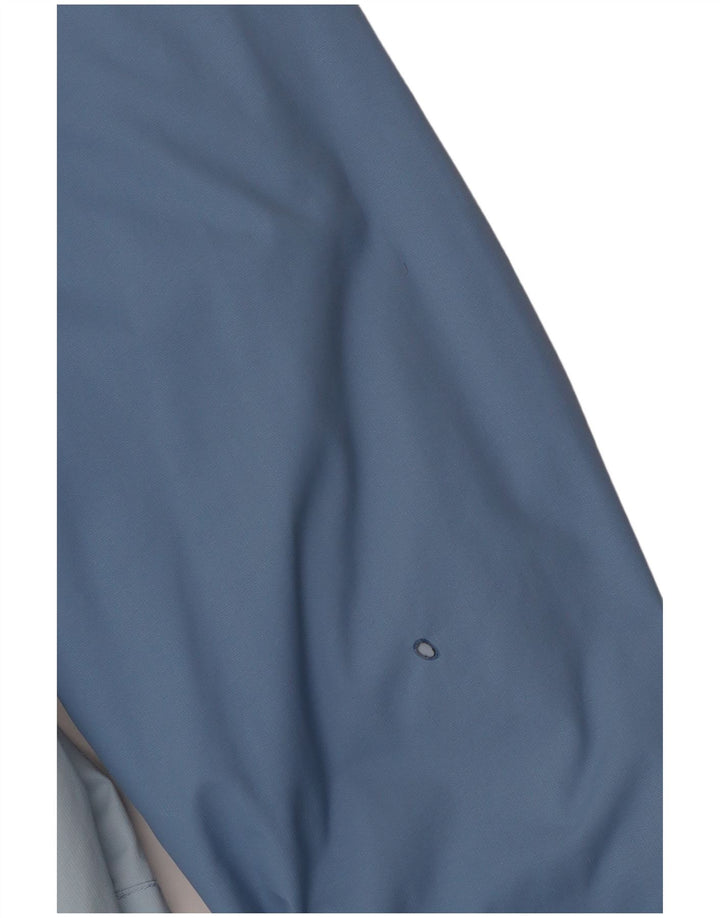 COLUMBIA Übergroße Damen-Regenjacke mit Kapuze, UK 18, XL, Blau, Farbblock