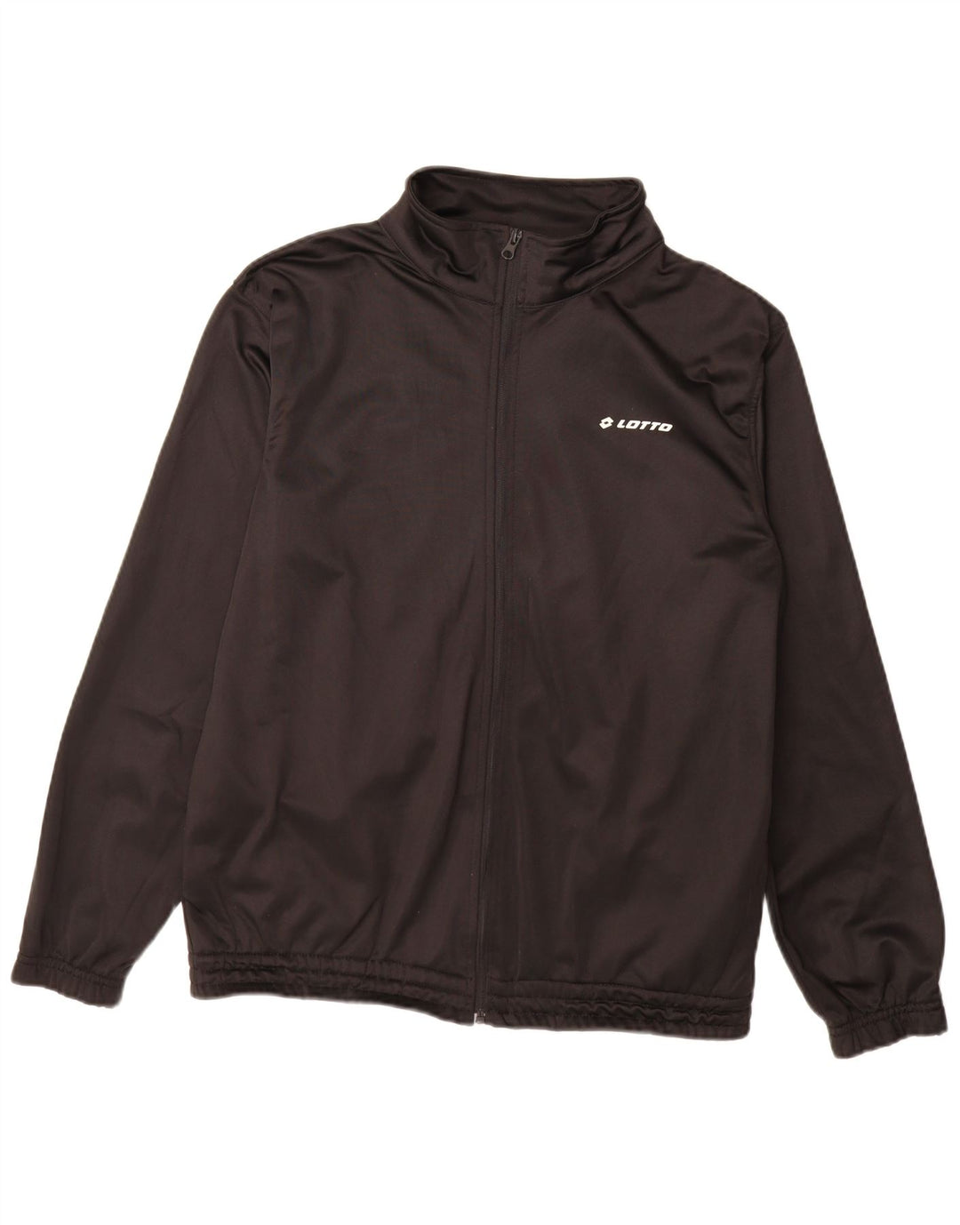 Lotto Herren-Trainingsanzug-Top-Jacke, Mittelschwarzes Polyester