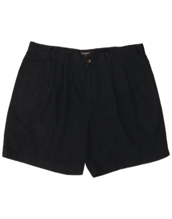 Dockers Herren Khakis Chino Shorts W38 XL Marineblau Baumwolle