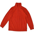 DIADORA Girls Zip Neck Fleece Jumper 15-16 Years Large Red Polyester | Vintage Diadora | Thrift | Second-Hand Diadora | Used Clothing | Messina Hembry 