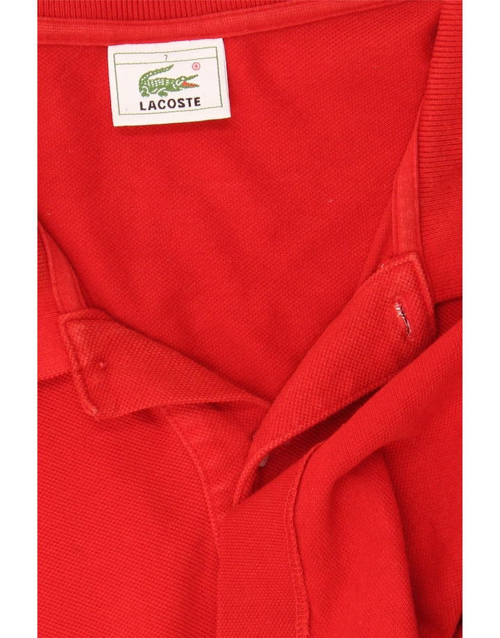 Lacoste Herren Poloshirt Größe 7 2XL Rot