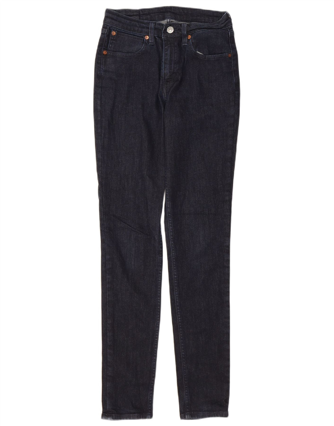 LEVI'S Damen Skinny Jeans W27 L32 Marineblaue Baumwolle