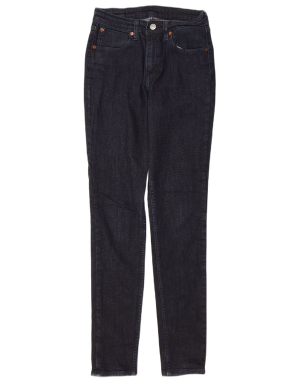 LEVI'S Damen Skinny Jeans W27 L32 Marineblaue Baumwolle