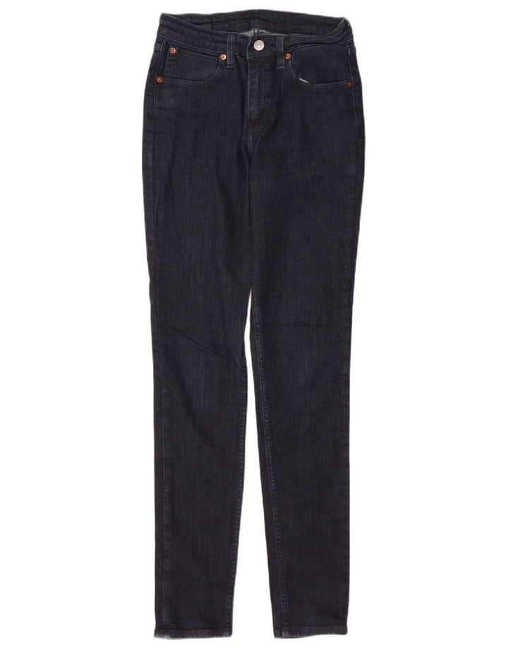 LEVI'S Damen Skinny Jeans W27 L32 Marineblaue Baumwolle
