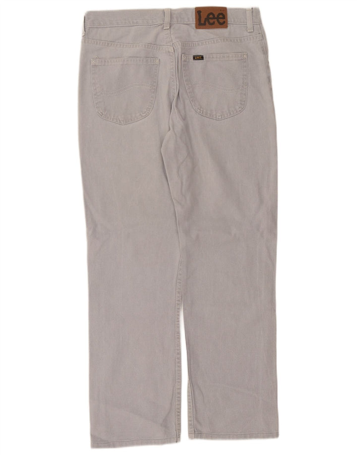 Lee Herren Straight Jeans W32 L30 Grau