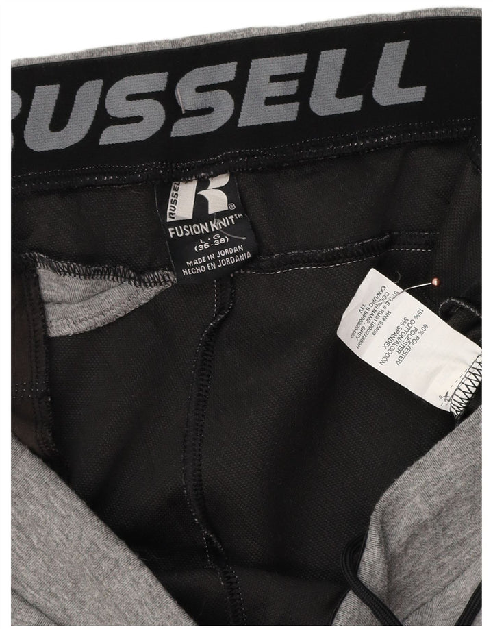 RUSSELL ATHLETIC Herren-Trainingshose, Jogginghose, Größe L, Grau, Polyester