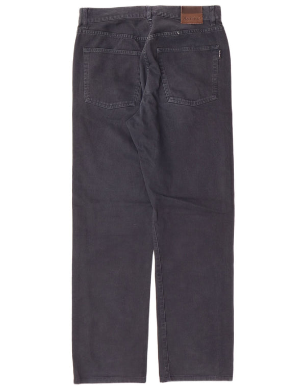 AVIREX Herren Straight Jeans W30 L29 Marineblau Baumwolle