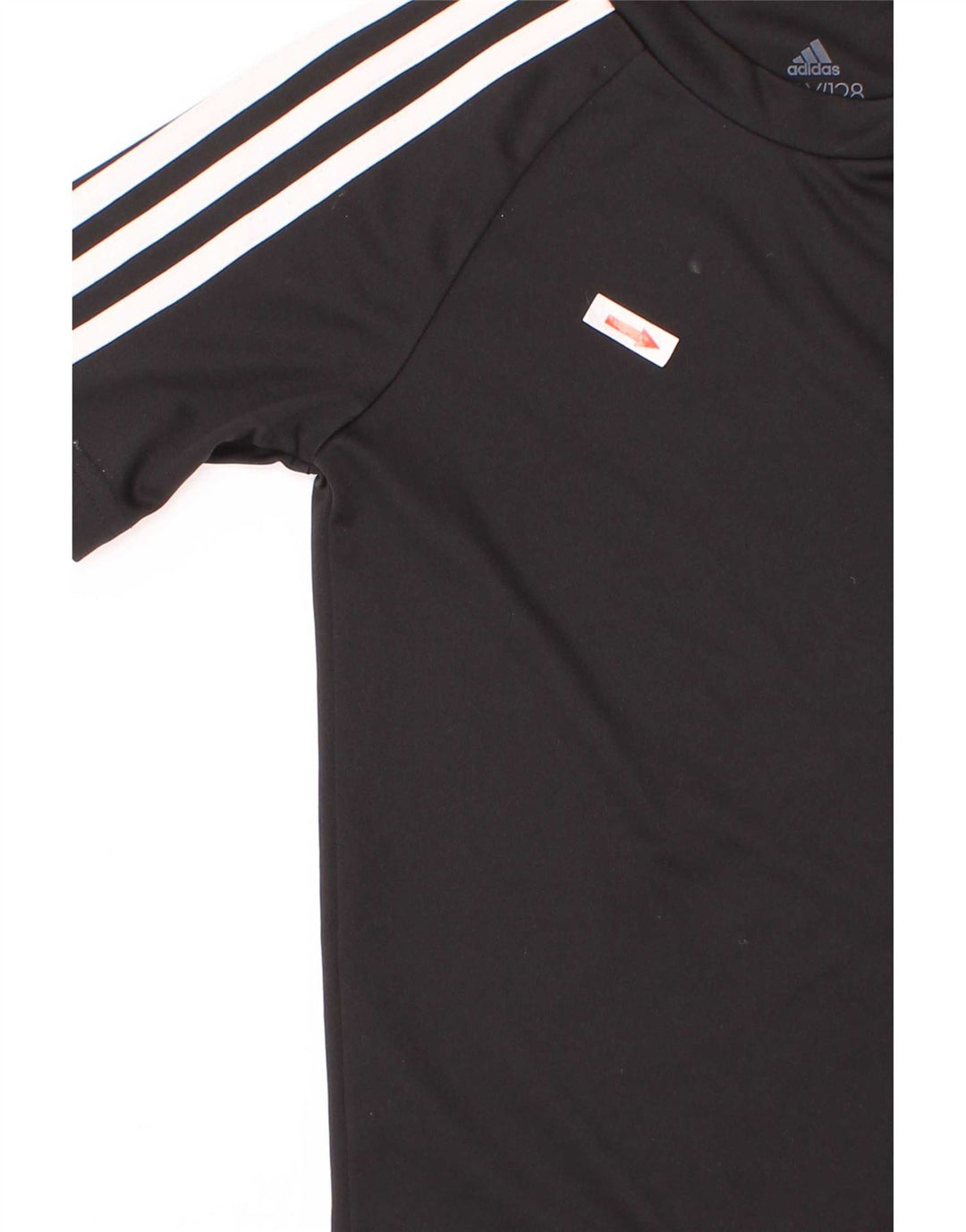 Adidas Jungen Aeroready T-Shirt Top 7–8 Jahre, schwarzes Polyester