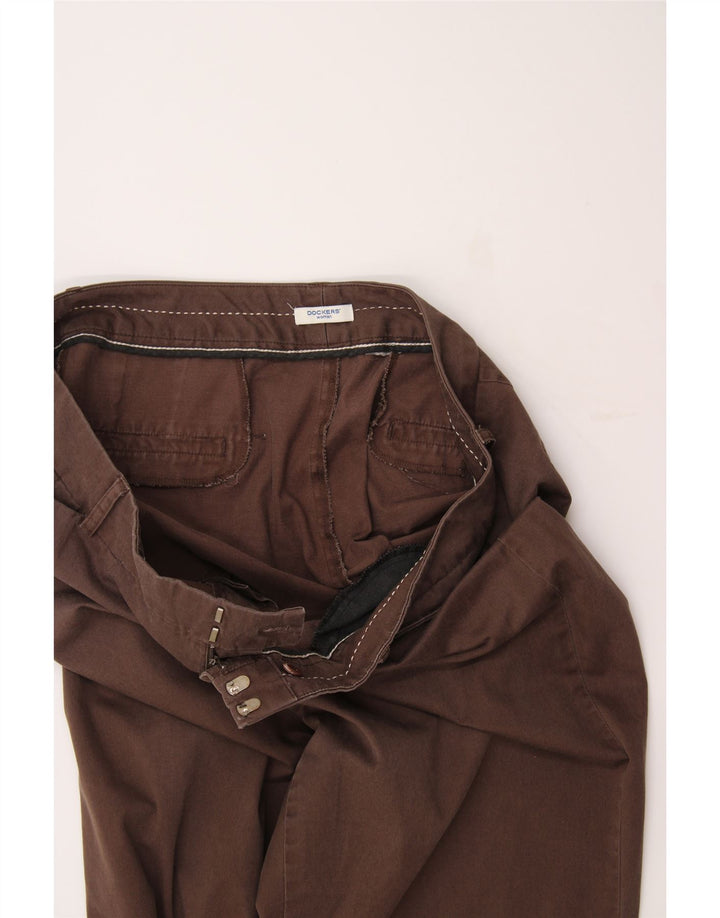 DOCKERS Womens Straight Casual Trousers  W38 L30 Brown Vintage Dockers and Second-Hand Dockers from Messina Hembry 