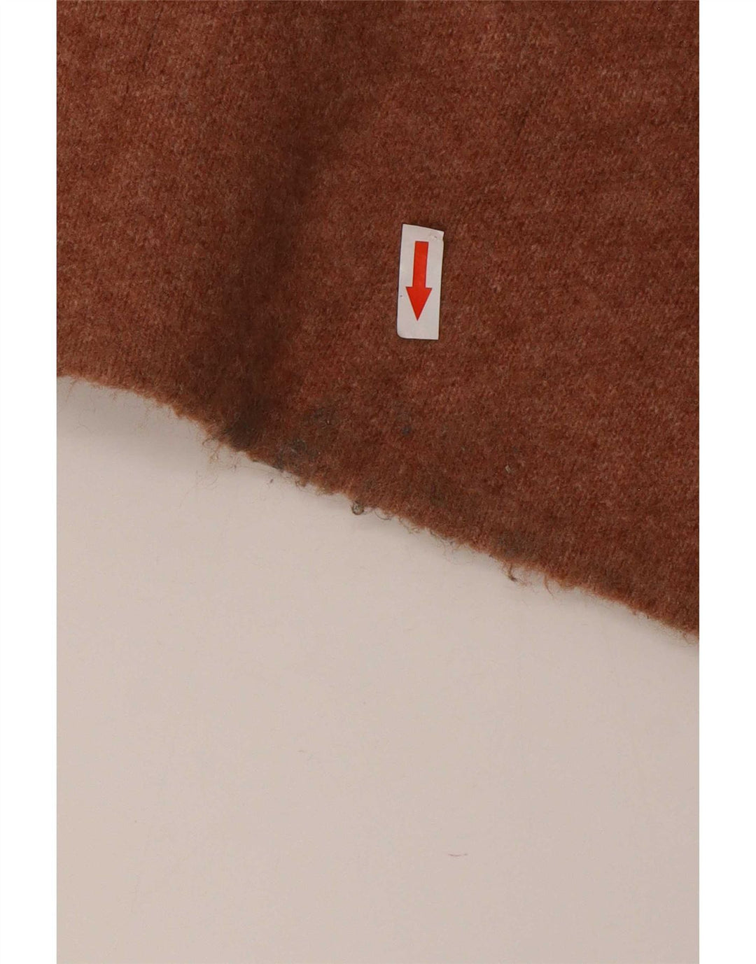 Zara Damen Longline Open Cardigan Pullover UK 14 Mittelbeige Wolle