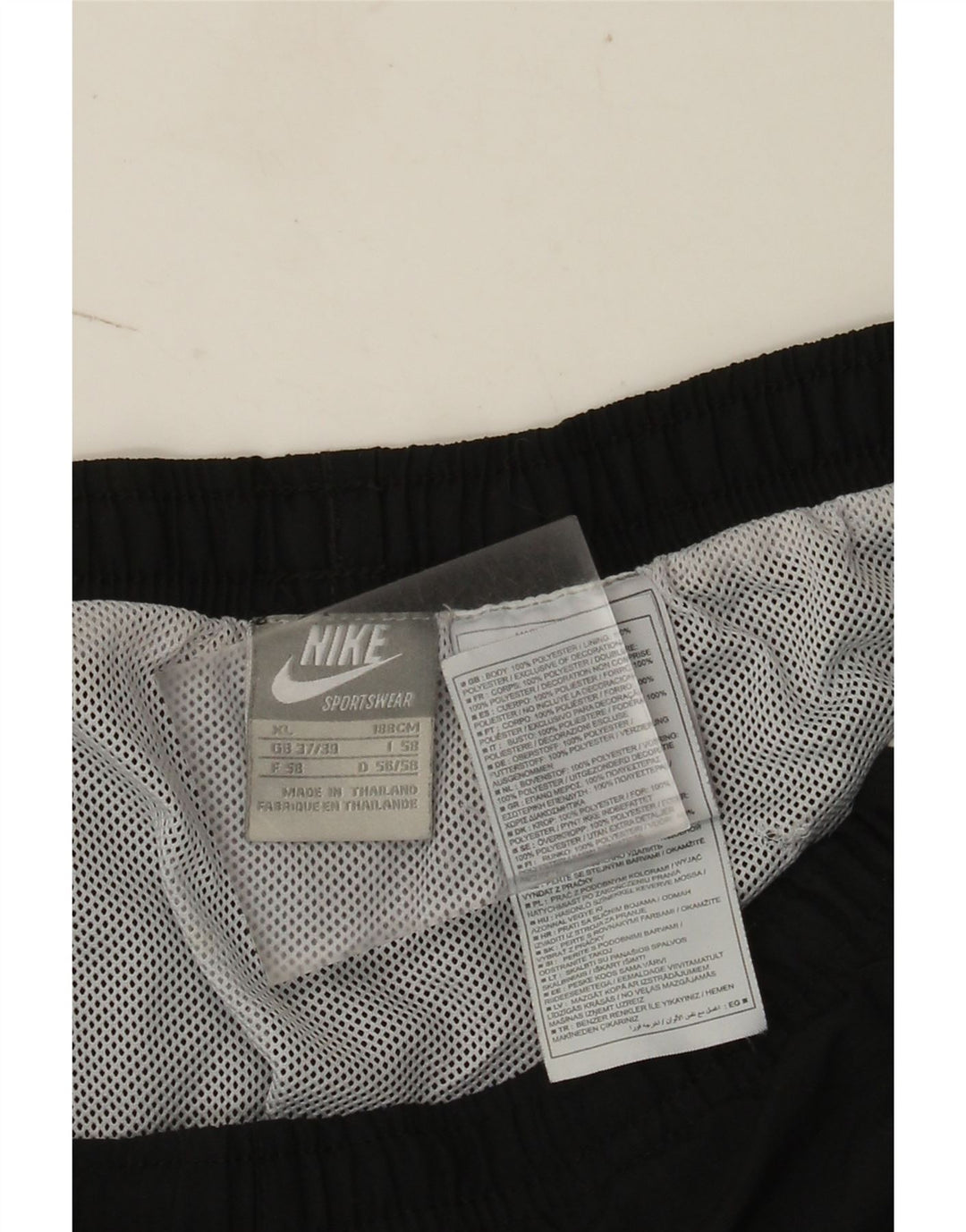 Nike Herren Sportshorts XL Schwarz Polyester